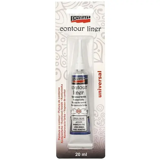 Контур универсальный Pentart Стальной 20 мл - фото 1