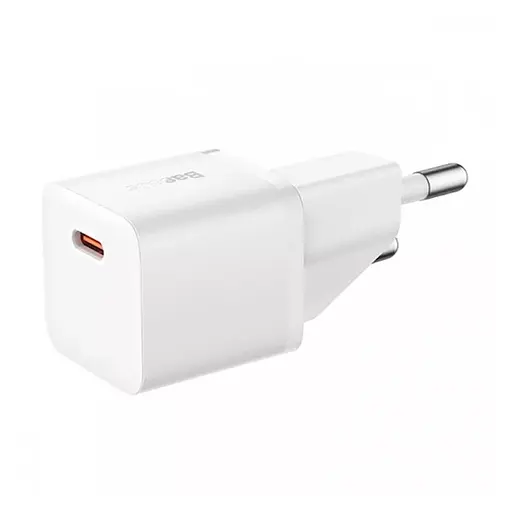 Сетевое зарядное устройство для Baseus GaN5S Fast Charger 1C 20W EU Moon белый - фото 3
