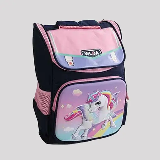 Рюкзак, пластикова вставка, регульовані лямки, світловідбивні елементи, 2 відділення, C65140 (В асортименті)