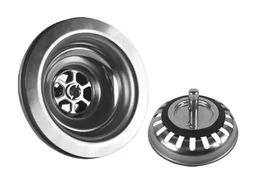 Кухонна мийка гранітна Rea Lin white ZLE-00130, Білий - фото 4