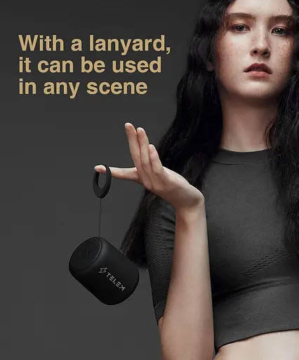 Бездротовий портативний Bluetooth-динамік, 18 годин відтворення, водонепроникний, BassBoost, для телефонів, сумісний з ноутбуками - фото 5