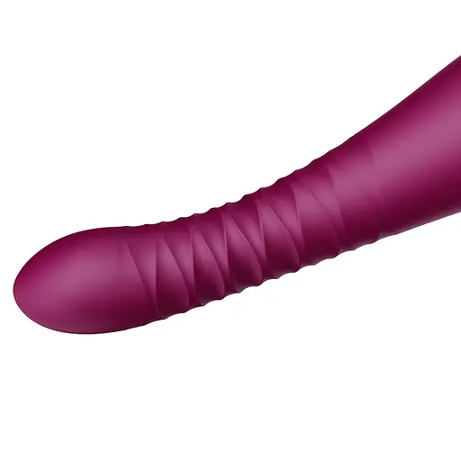 Вібратор Zalo King Vibrating Thruster 30.2 см фіолетовий - фото 6