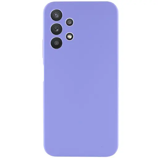 Чохол Silicone Cover Lakshmi Full Camera (AAA) для Samsung Galaxy A32 4G Бузковий / Dasheen