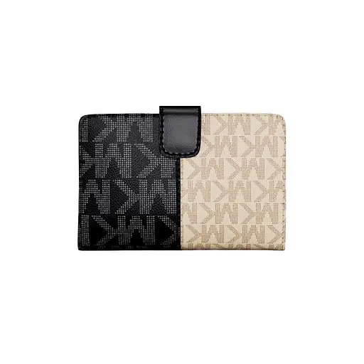 Жіночий гаманець MICHAEL KORS (середній, комбінований з логотипом) - фото 2