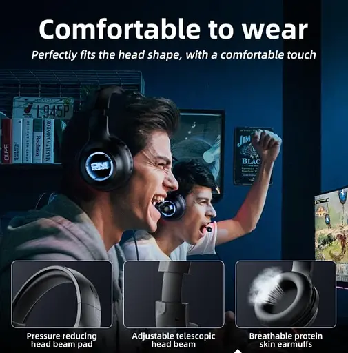 Наушники Onikuma X36 черные - фото 3