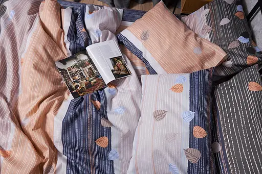 Комплект постільної білизни Moon&Star Микросатин Premium Autumn Glow євро 200х220 наволочки 2х70х70 - фото 7