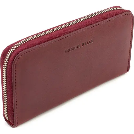 Шкіряний гаманець Grande Pelle 20х10.5х2.5 см acs0029304 - фото 3