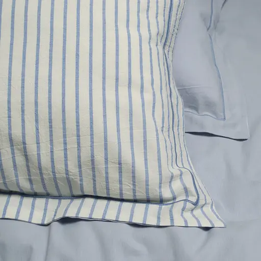 Постільна білизна Lotus Home Timeless блакитний сімейний (svt-2000022350211) - фото 4