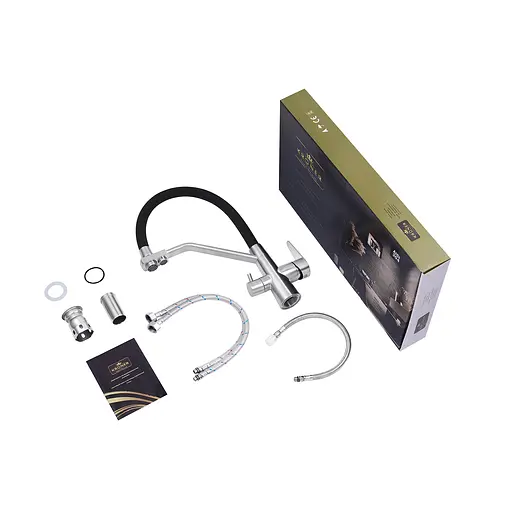 Змішувач для кухні Kroner KRM Edelstahl Klassisch - ESG03817BLK (CV027936) - фото 6