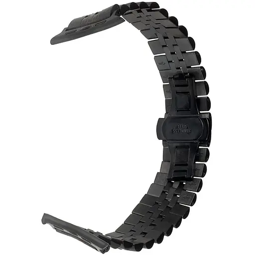 Ремешок Apple Watch Rolex Steel 5 Beads 42/44/45/46/49 мм Черный - фото 1