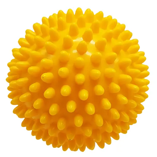 Мяч массажный RB2221 размер 9 см, 110 г желтый