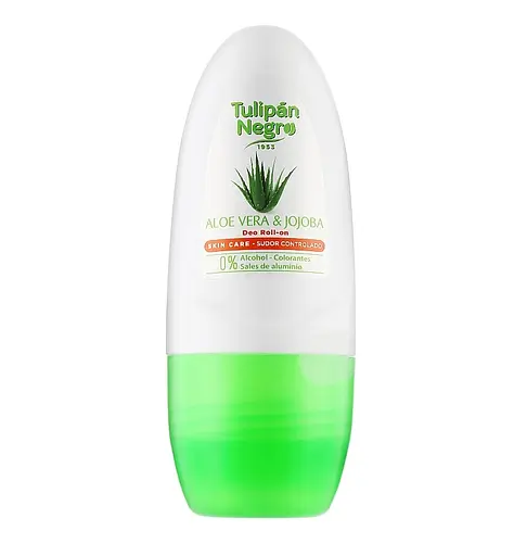 Кульковий дезодорант Алое Вера та жожоба Tulipan Negro 50 мл - фото 1