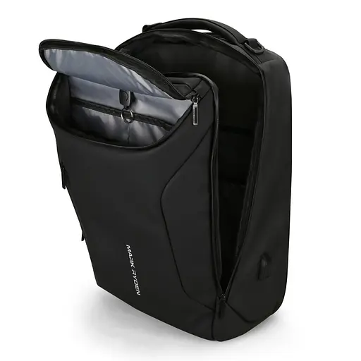 Рюкзак городской Mark Ryden 9031Y с отсеком для ноутбука 17,3" и USB 26л Black (16249) - фото 5