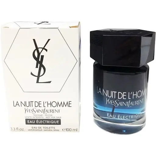 Туалетная вода тестер Yves Saint Laurent La Nuit de L'Homme Bleu Electrique 100 мл - фото 1