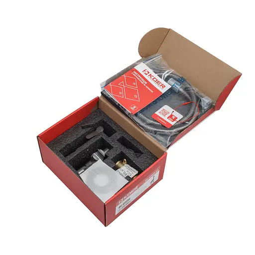 Гігієнічний душ прихованого монтажу Koer KB-23029-07 graphite KR5499, Графіт - фото 4