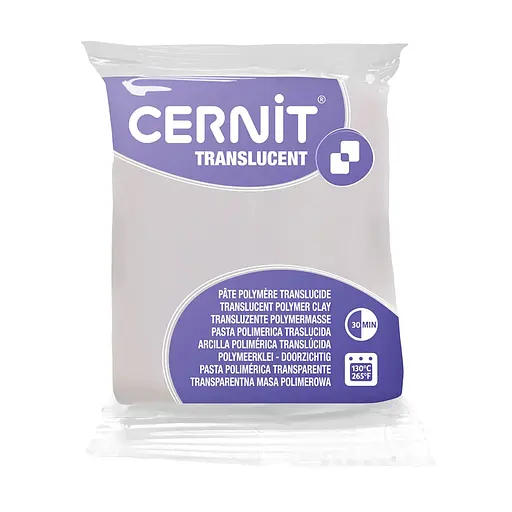 Пластика, Біла прозора 6005 Translucent 56г Cernit