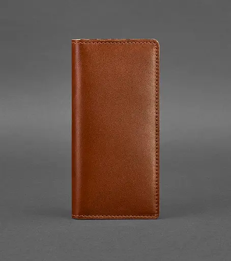 Кожаный портмоне-купюрник 11.0 светло-коричневый - фото 1