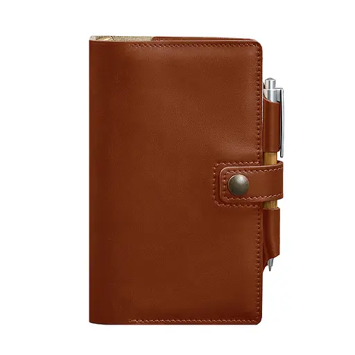 Шкіряний блокнот (Софт-бук) 4.0 світло-коричневий - фото 7