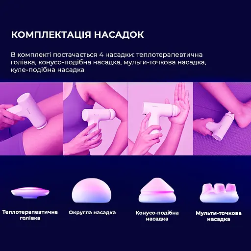 Перкусійний масажер Yunmai Massage Gun mini 2 (YMFG-M356) - фото 10