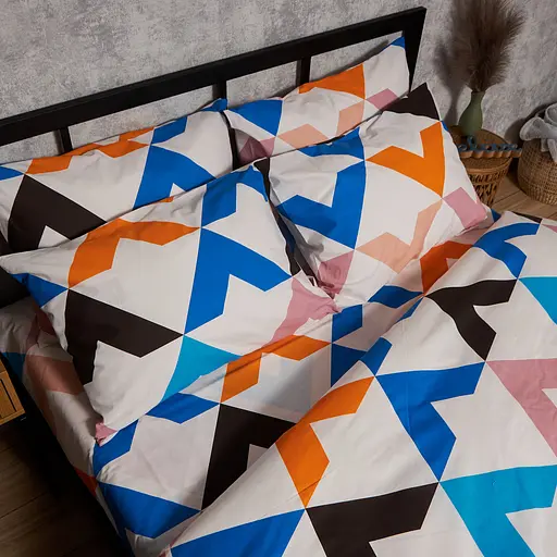 Комплект постельного белья Moon&Star Детский 110x140 см наволочки 2x40x60 см Color Clash Бязь Gold Люкс - фото 4