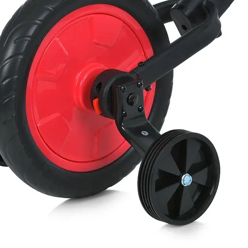 Дитячий біговел-велосипед MBB 1012-3 Profi Kids 12" EVA-колеса ексцентрик чорно-червоний - фото 7