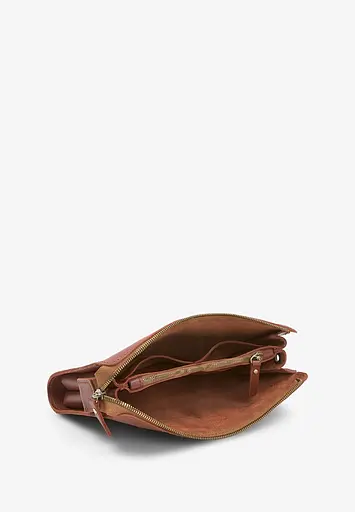 Шкіряний млатч світло-коричневий краст - фото 7