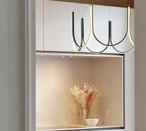 Светодиодная люстра Световая Симфония PJ859 Black (65см) - фото 2