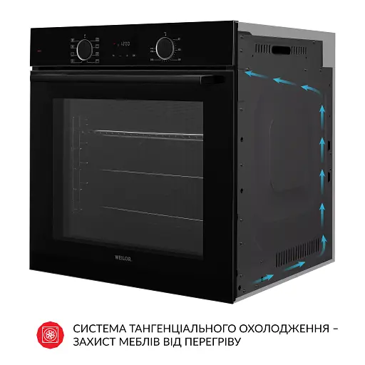 Духовой шкаф электрический Weilor FDO6F8BK - фото 9