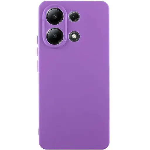 Чохол Silicone Cover Lakshmi Full Camera (AA) для Xiaomi Redmi Note 13 5G Фіолетовий / Purple