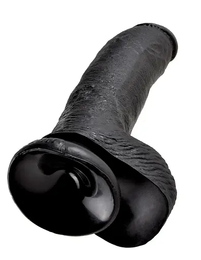 Фаллоимитатор King Cock 9" With Balls 26 см черный - фото 4