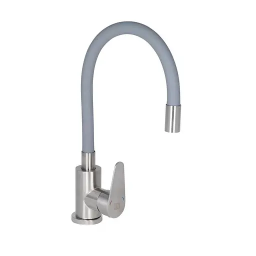 Змішувач для кухні Lidz Vida 04R-GFS, U-подібний гнучкий - фото 1