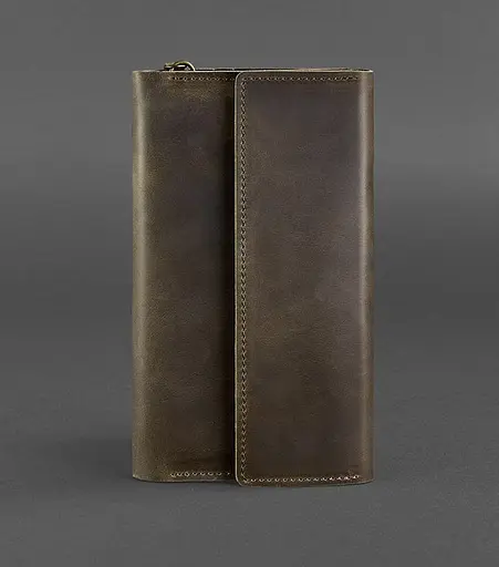 Кожаный клатч-органайзер (Тревел-Кейс) 5.1 темно-коричневый - фото 1