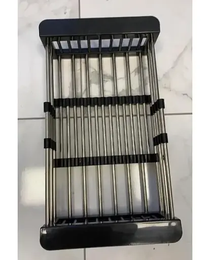 Мийка кухонна Kraft Handmade HS7848 AR права + кошик 780х480х230х3 мм Чорний 30412 - фото 5