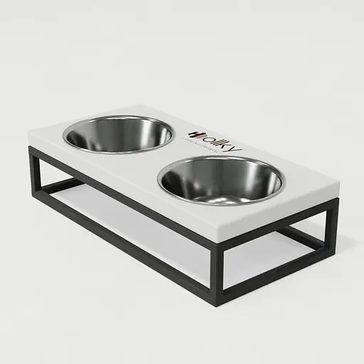 Hollky Base S — миски на підставці для маленьких собак та котів (2 × 0,45 л) - фото 6