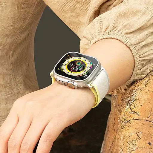 Ремешок Hoco WA14 Original series для Apple watch (38/40/41mm) Yellow with White - фото 5
