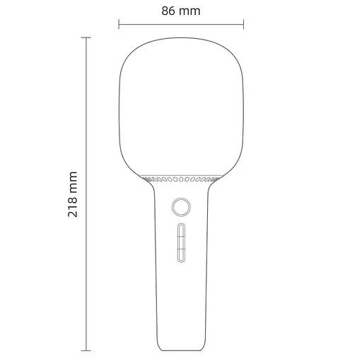 Караоке-микрофон Xiaomi Yhemi Karaoke Microphone 2 (YMMKF005) White - фото 8
