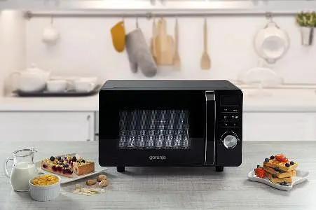 Мікрохвільова піч Gorenje 20л 700Вт гриль дисплей чорний