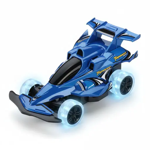 Радиоуправляемая машинка ZJ 23053 A-02, футуристический дизайн, пульт 2.7 GHz, аккумулятор 3.6 V, с подсветкой, Синяя