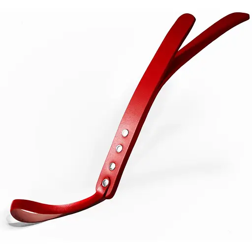 Падле двухслойное Feral Feelings Leather Mini Paddle Red, натуральная кожа, Red
