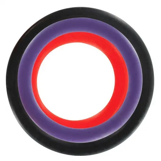 Эрекционное кольцо Toy Joy Triple G-Ring Set 3 шт. мульти - фото 3