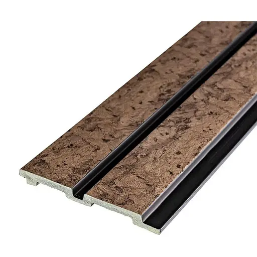 Рейка декоративна Wall Sticker PS 2900х120х12 мм Шоколадний мармур SW-00001754