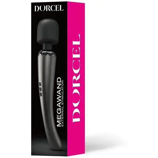 Мощный вибромассажер Dorcel Megawand Chrome Silver перезаряжаемый 160 режимов - фото 7
