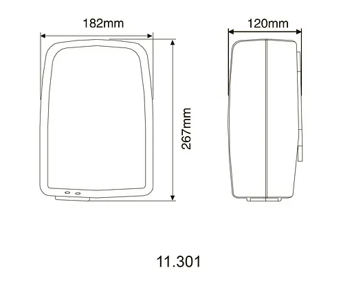 Сушарка для рук Hotec 11.301 ABS White - фото 4