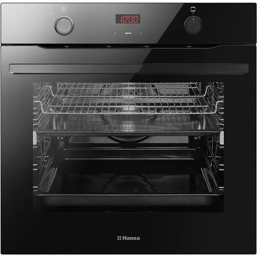 Духовой шкаф электрический Hansa 77 л A дисплей конвекция черный