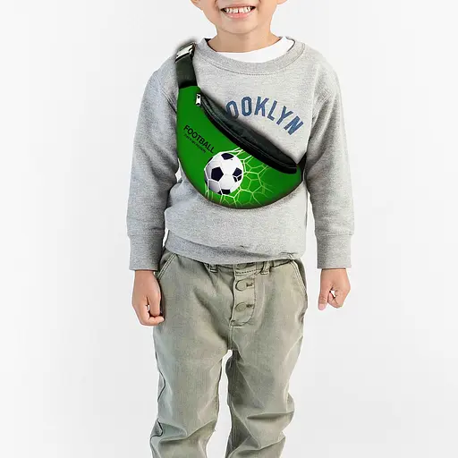 Набір дитячий Футбол рюкзак рюкзак 36х27см сумка-бананка, кружка з принтом для хлопчика (01603) - фото 3