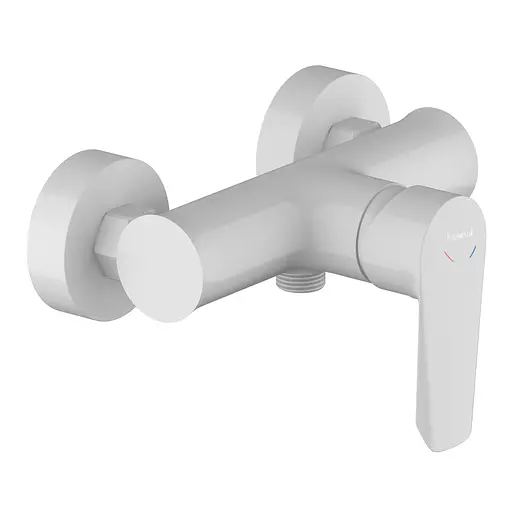 Змішувач для душа білий Imprese Vaclav f03306403AA Білий - фото 1