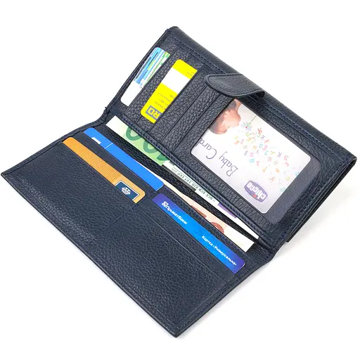 Кожаный кошелек Canpellini 10х19х1.5 см acs0025651 - фото 4