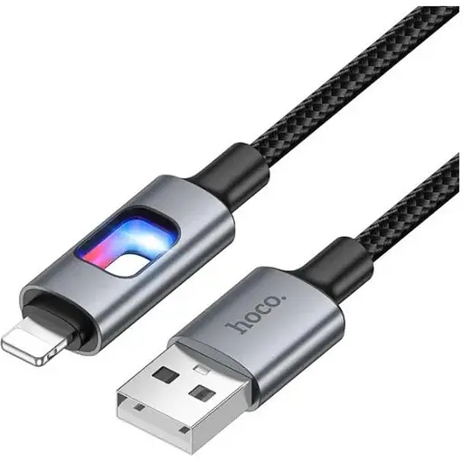 Кабель Hoco U144 New charging data cable iP Чорний