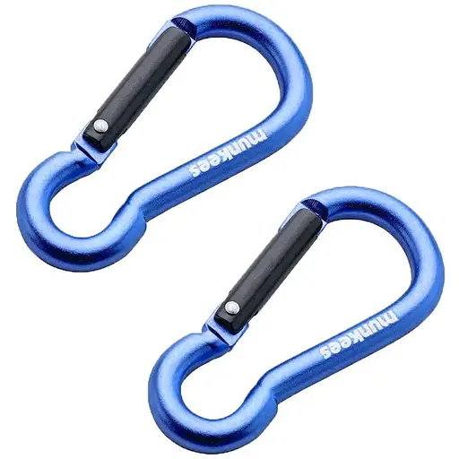 Брелок-карабін Munkees 3236 Pear 6х60 мм пара Dark Blue (1012-3236-DB)
