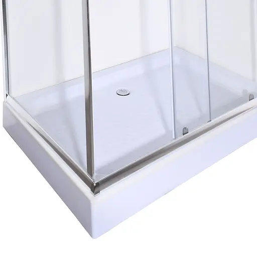 Душевая кабина Bravo Nisa 120Т 000022475, универсальная, прозрачный, матовый хром - фото 6